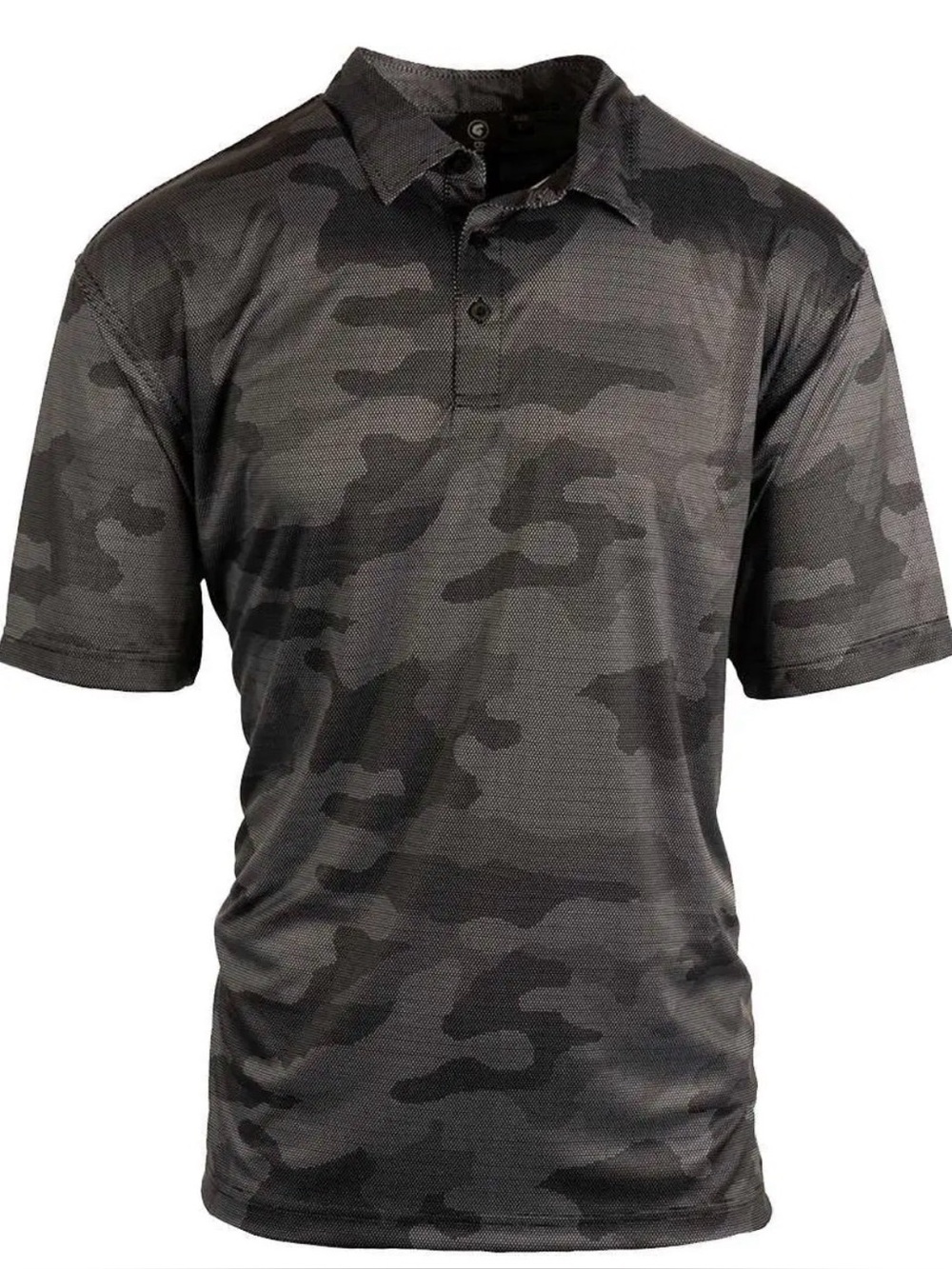 Mens camo polo